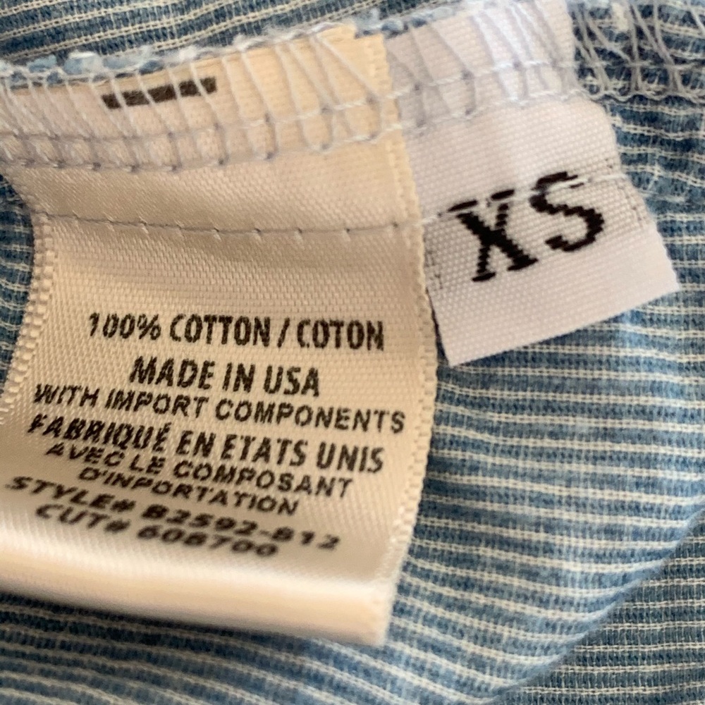 Bella Dahl Light Wash Corduroy Denim Button Shirt - Picture 11 of 11